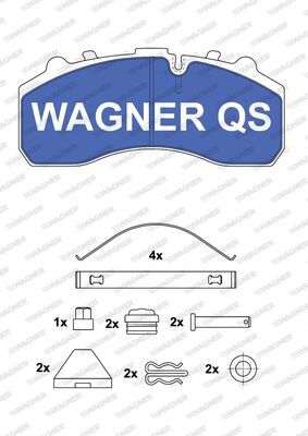KIT BLOCS DE FREIN SYST KNORR MARQUE VALEO-WAGNER